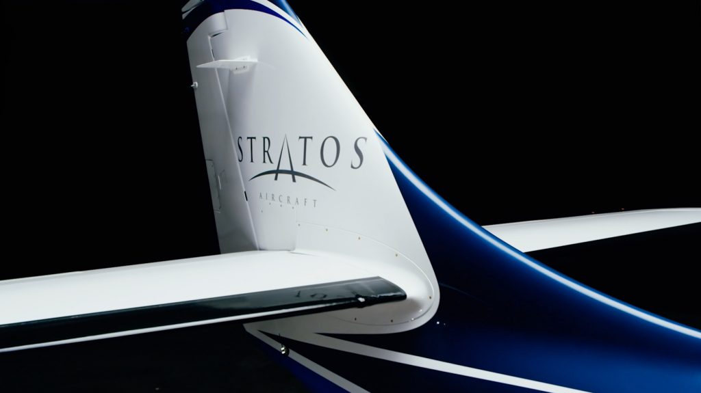 Currently, in the development phase, the Stratos 714 will be marketed as a multi-use aircraft.<br />Photo credit: Stratos
