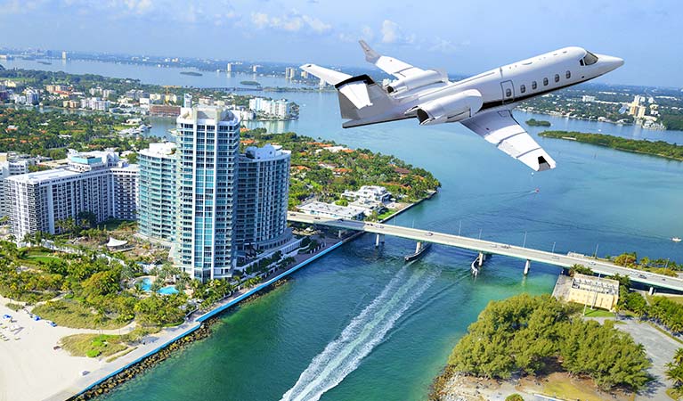Private Jet to Miami Florida