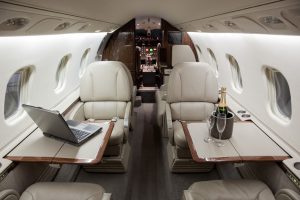 Luxury Amenities Aboard a Private Jet Charter