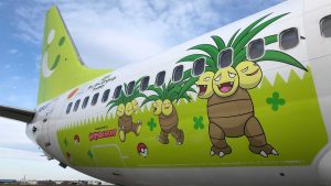 Pokémon-themed airplane