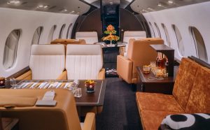 playboy private aircraft big bunny interior