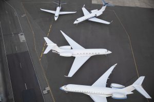 Commercial Airplanes and Private Jets