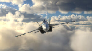FA18 SuperHornet military jet
