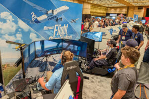 Attendees Enjoy the experiences at FlightSimExpo