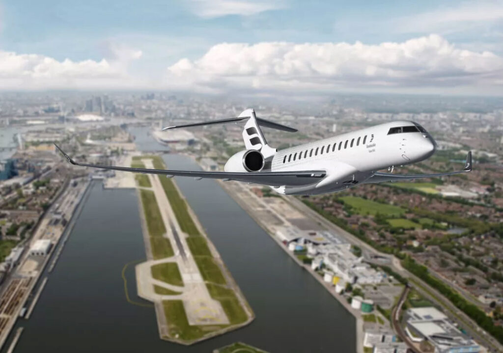 With a top speed of Mach 0.94 the Global 8000 is the world's fastest business jet | Photo: bombardier.com
