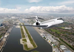 With a top speed of Mach 0.94 the Global 8000 is the world's fastest business jet.