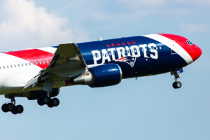 New England Patriots – Boeing 767 | Photo: K G Yon