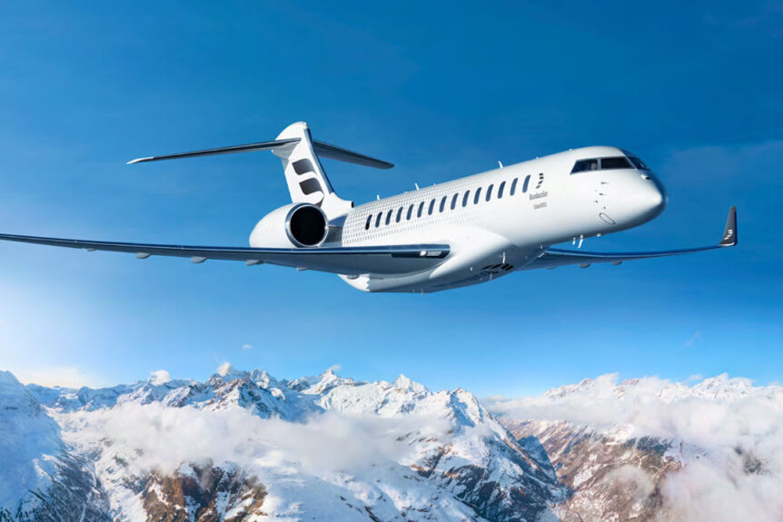 Ultimate Business Jet Takes Flight: Bombardier Global 8000 Begins Test Program | Photo: bombardier.com