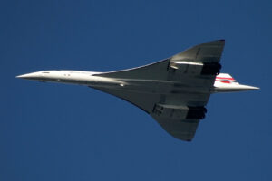 British Airways Concorde seen from below. | Photo: stockcam
