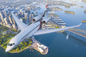 Dassault Falcon 10X over Sydney, Australia. | Photo: dassaultfalcon.com