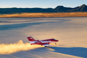 Pilatus PC-24 Landing on Sand | Photo: pilatus-aircraft.com
