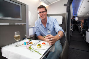 A passenger onboard British Airways Airbus | Photo: Wirestock