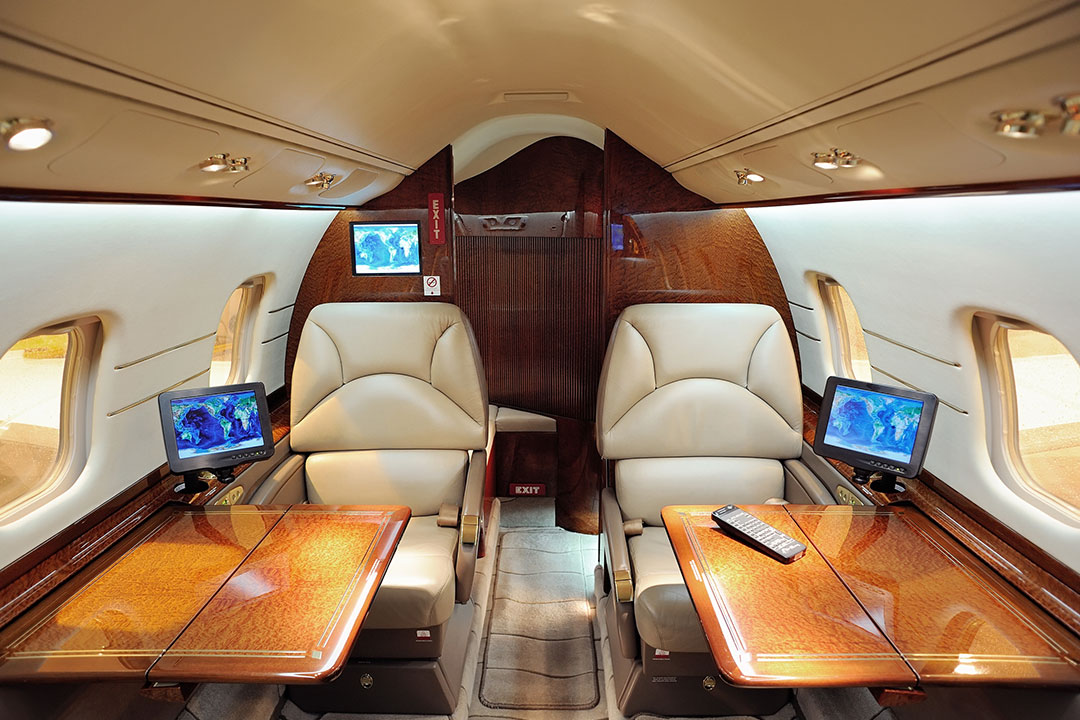 private jet cabin