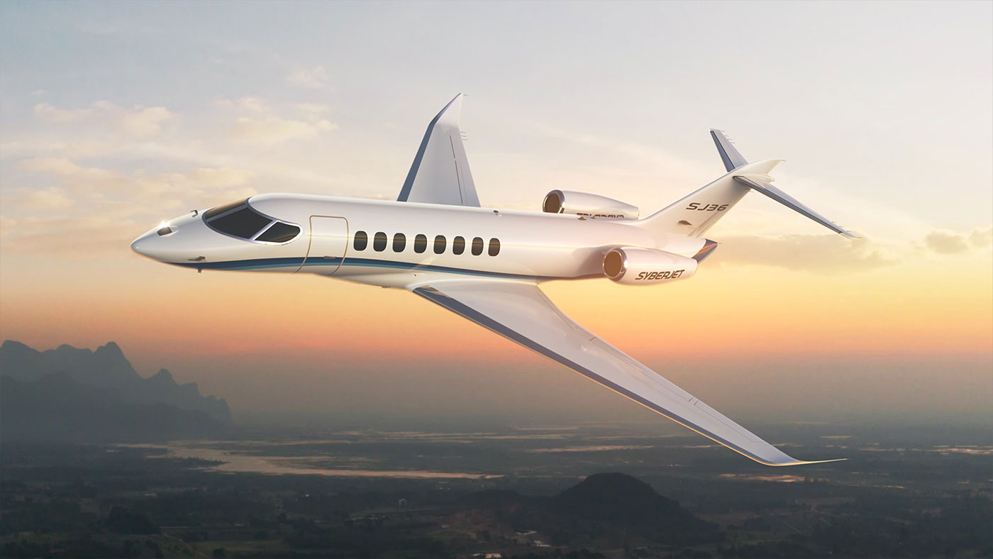 SJ36's first-flight target is set for 2027. | Photo: syberjet.com