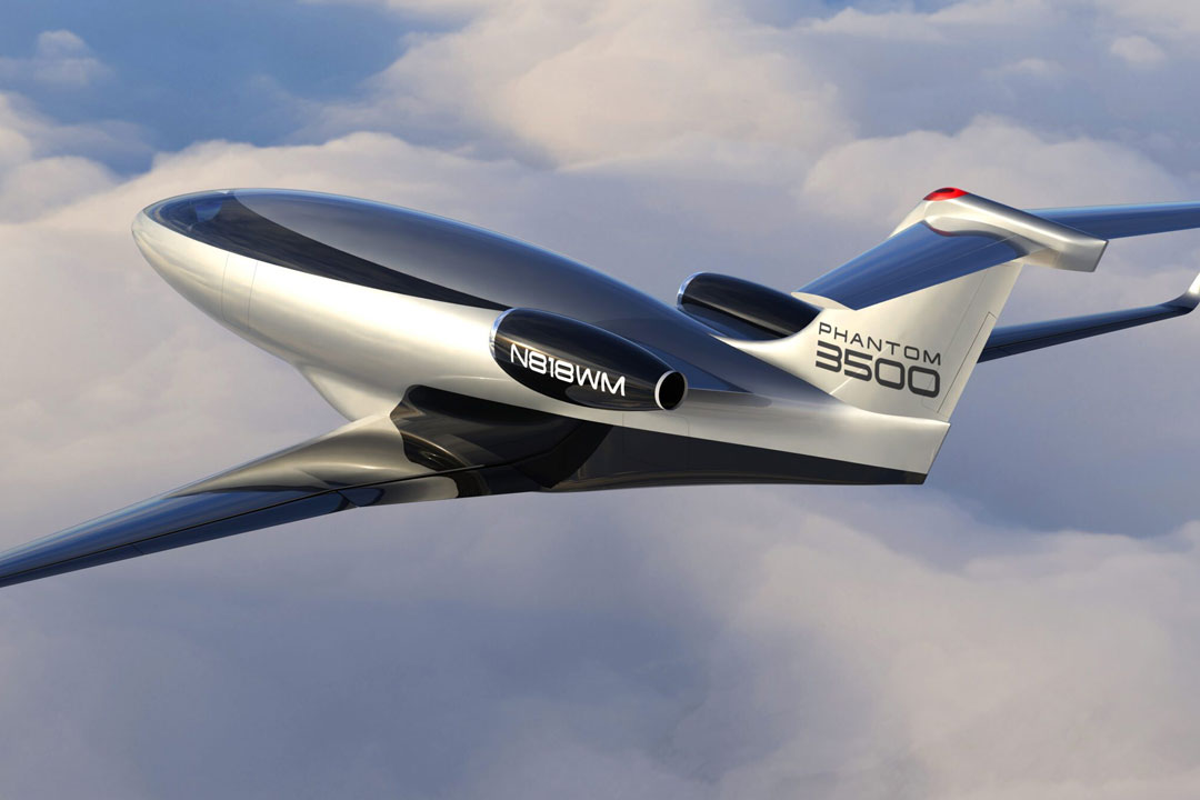 Flexjet placed an order for 300 Phantom 3500s | Photo: ottoaerospace.com