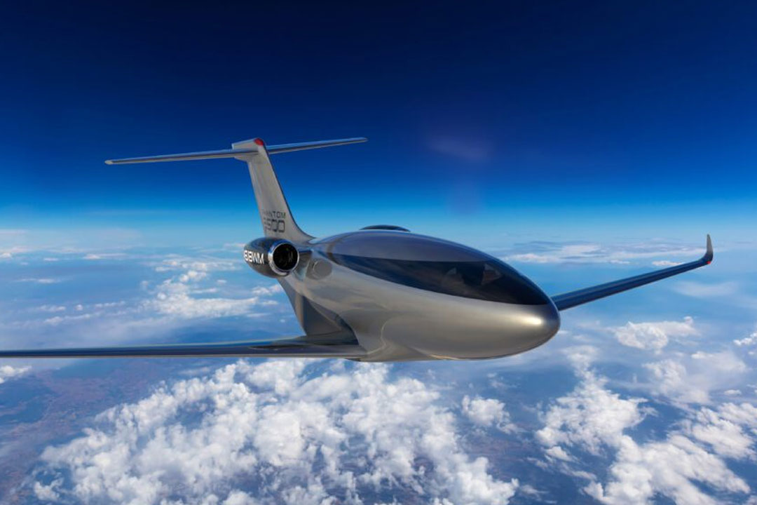 The digital displays inside the cabin will be 6 feet wide and provide a color-enhanced, panoramic view of what’s around the jet. | Photo: ottoaerospace.com