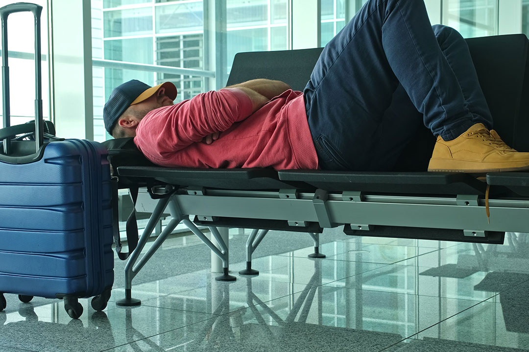 Airline schedules are not designed with your body clock in mind.