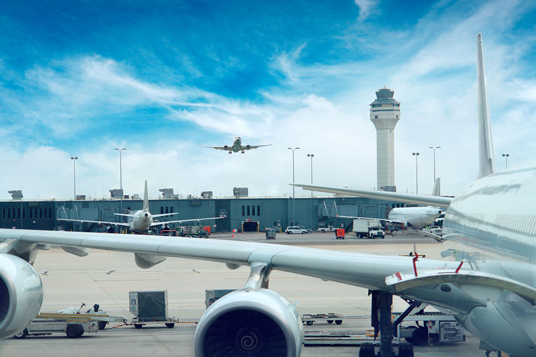 Dulles Airport in Washington DC, USA