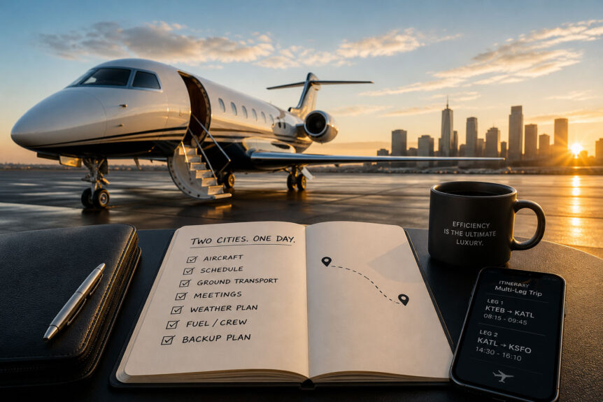 How to Fly to Two Cities in One Day Without Losing Your Mind